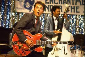 Marty on a stage.