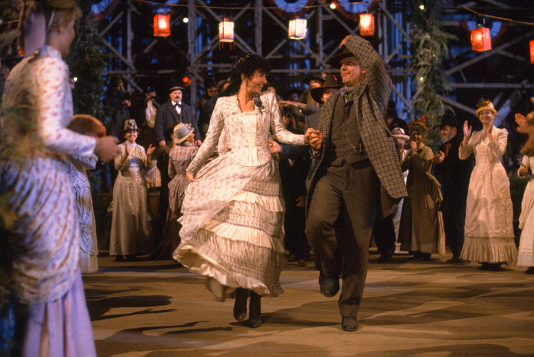 Doc Brown and Clara Dancing.